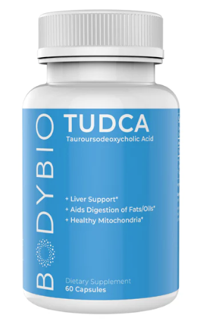 TUDCA Tauroursodeoxycholic Acid Supplement - 60 Capsules, by BodyBio