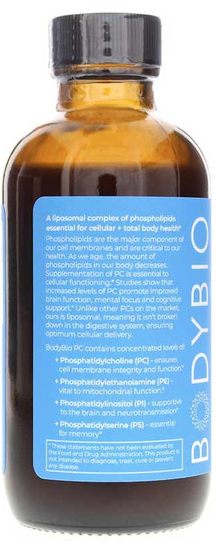 BodyBio PC (Phosphatidylcholine), 4 fl oz