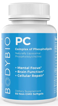 BodyBio PC (Phosphatidylcholine), 60 Non-GMO Softgels