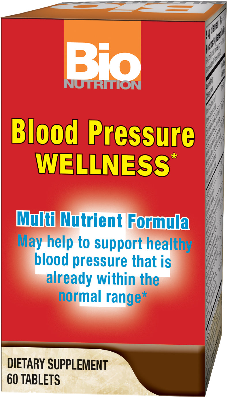 Blood Pressure Wellness 60 Tablets by Bio Nutrition best price