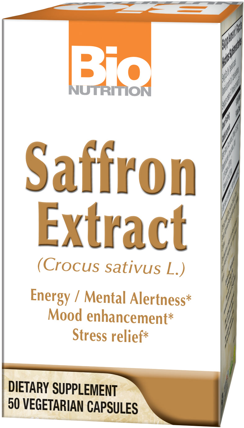 Saffron Extract 88.5 mg 50 Vegetarian Capsules by Bio Nutrition best price