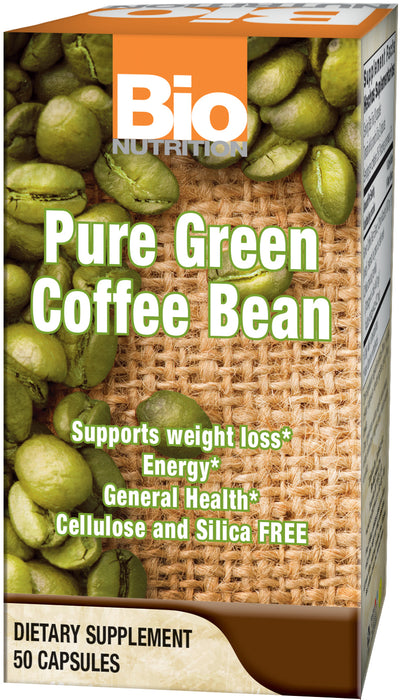 Pure Green Coffee Bean 800 mg 50 Capsules by Bio Nutrition best price