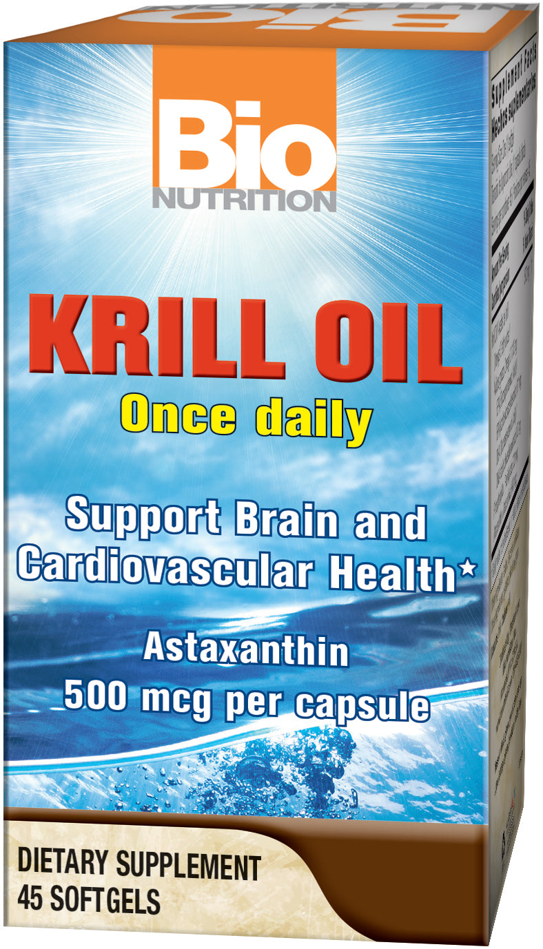 Krill Oil 500 mg 45 Softgels by Bio Nutrition best price