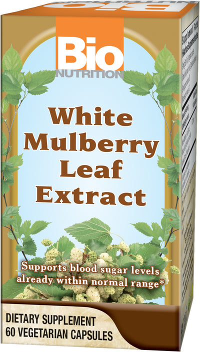 White Mulberry Leaf Extract 1,000 mg 60 Vegetarian Capsules by Bio Nutrition best price