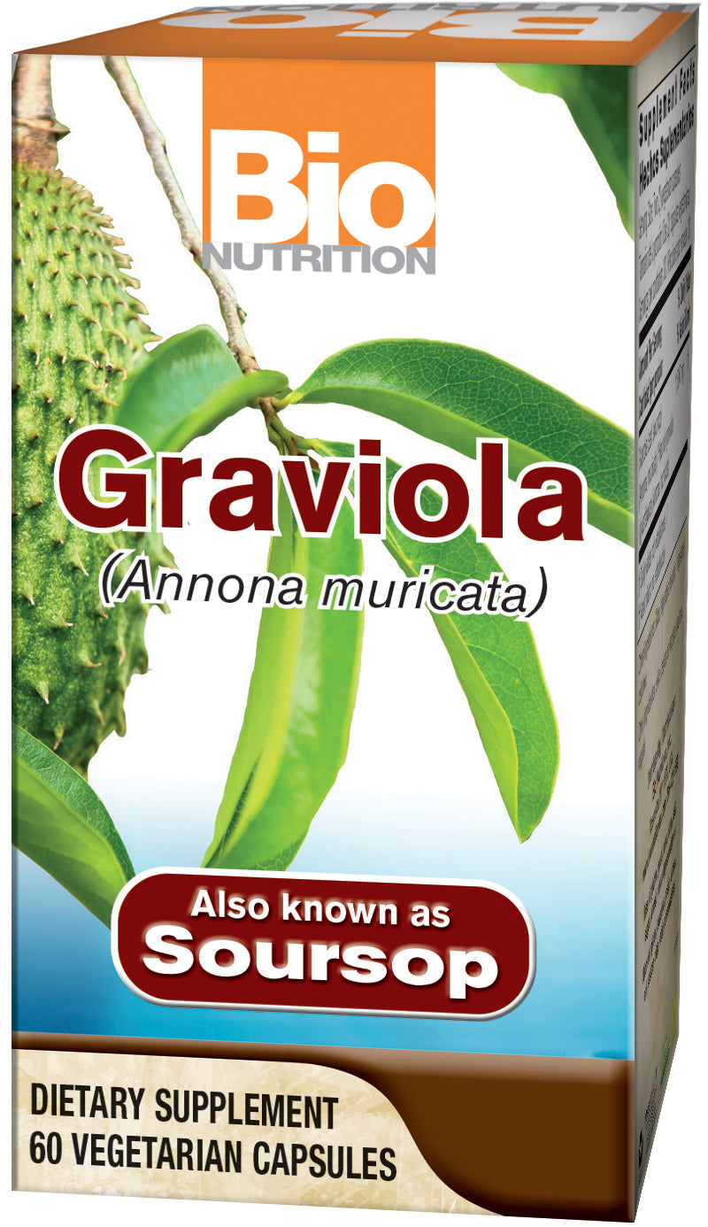 Graviola 1,500 mg 60 Vegetarian Capsules by Bio Nutrition best price