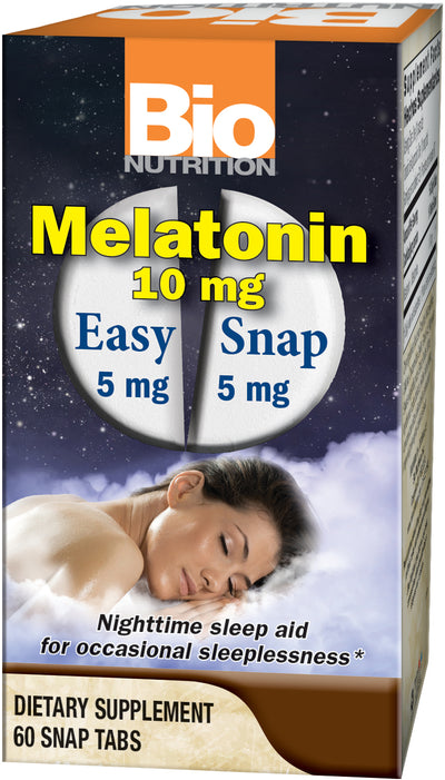 Melatonin 10 mg 60 Snap Tabs by Bio Nutrition best price
