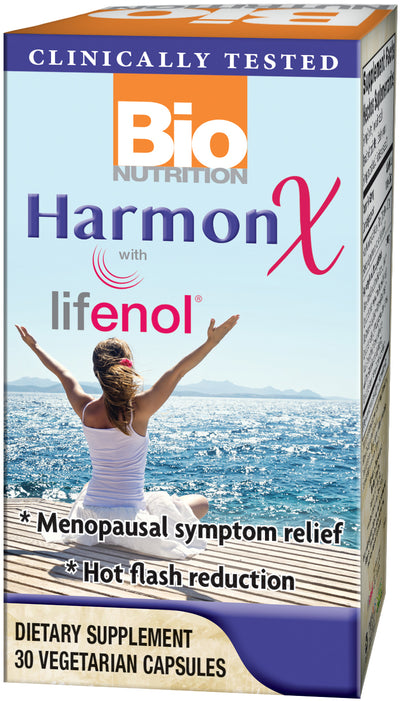 HarmonX with Lifenol 400 mg 30 Vegetarian Capsules by Bio Nutrition best price