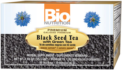 Premium Black Seed Tea with Green Tea 30 Bags by Bio Nutrition best price
