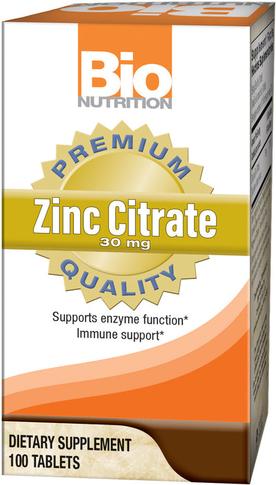 Zinc Citrate 100 Tablets by Bio Nutrition best price