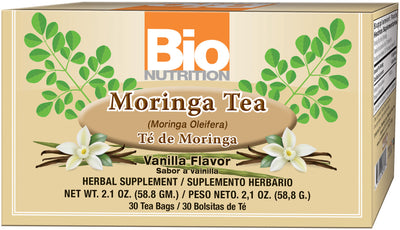 Moringa Tea Vanilla Flavor 30 Bags by Bio Nutrition best price
