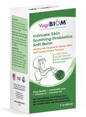 Intimate Skin Soothing Probiotics Soft Balm, 2 oz (60 ml), by Biom Probiotics