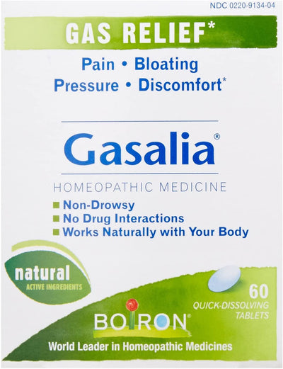 Gasalia Gas Relief 60 Quick Dissolving Tabs by Boiron best price