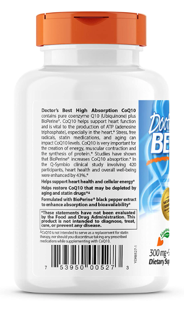 CoQ10 with BioPerine, 300 mg, 90 Veggie Softgels, by Doctor&