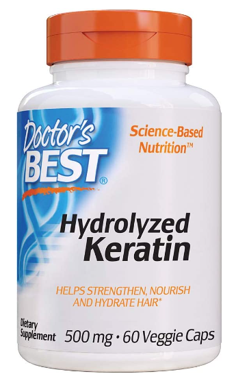 Hydrolyzed Keratin, 500 mg 60 Veggie Caps, by Doctor&