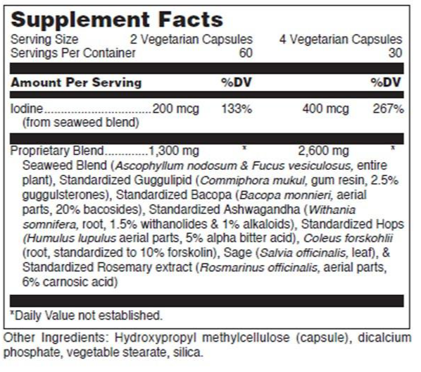 ThyroMend 120 Vegetarian Capsules