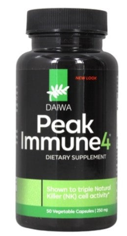 Peak Immune 4 250 mg 50 Vegetable Capsules