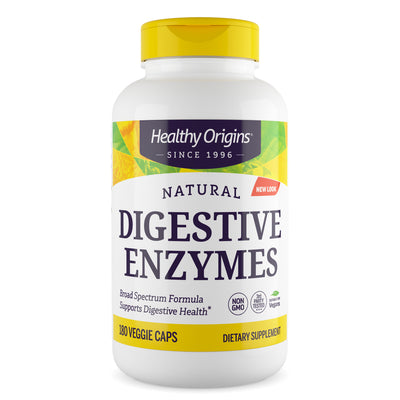 Digestive Enzymes Broad Spectrum 180 Veggie Caps by Healthy Origins best price