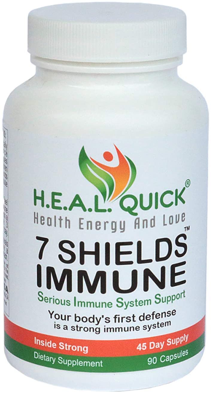 H.E.A.L. Quick 7 Shields Immune 90 Capsules