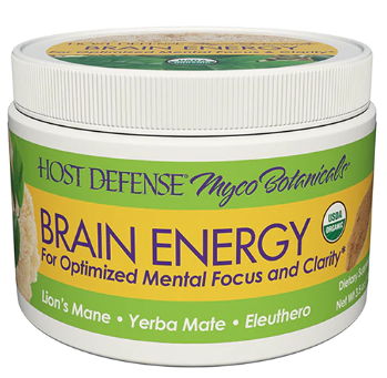 Host Defense MycoBotanicals Brain Energy Powder, 3.5oz (100g)