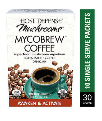 Host Defense Mycobrew Coffee Packets, 1oz (30g)