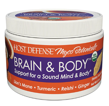 Host Defense MycoBotanicals Brain & Body Powder, 3.5oz (100g)