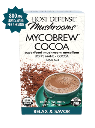 Host Defense Mycobrew Cocoa Packets, 5 oz (150 G)
