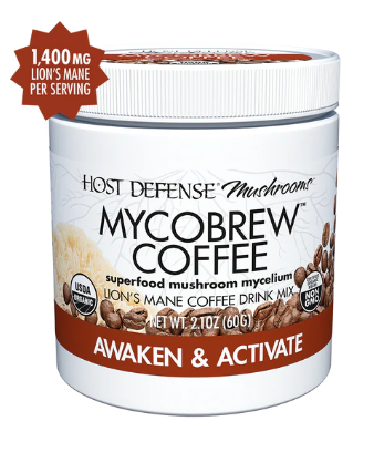 Host Defense Mycobrew Coffee Drink Mix Powder, 2.1oz (60g)