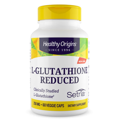 L-Glutathione Reduced 250 mg 60 Capsules by Healthy Origins best price