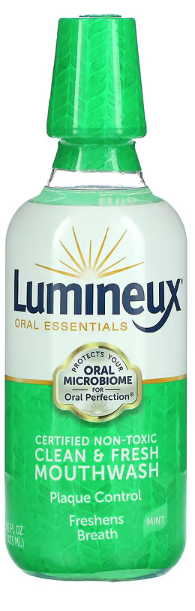 Clean & Fresh Mouthwash 16 fl oz (473 ml) - Mint, by Lumineux