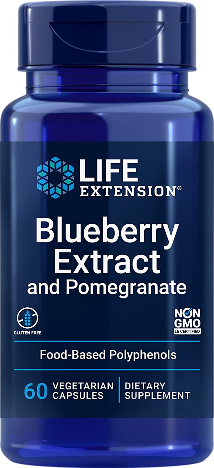 Blueberry Extract with Pomegranate 60 Vegetarian Capsules