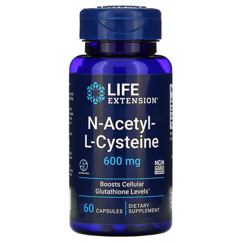 N-Acetyl Cysteine 600 mg 60 Vegetarian Capsules  Best Price