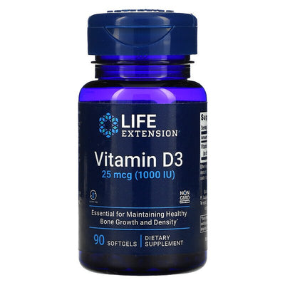 Vitamin D3 1000 IU 90 Sgels by Life Extension best price