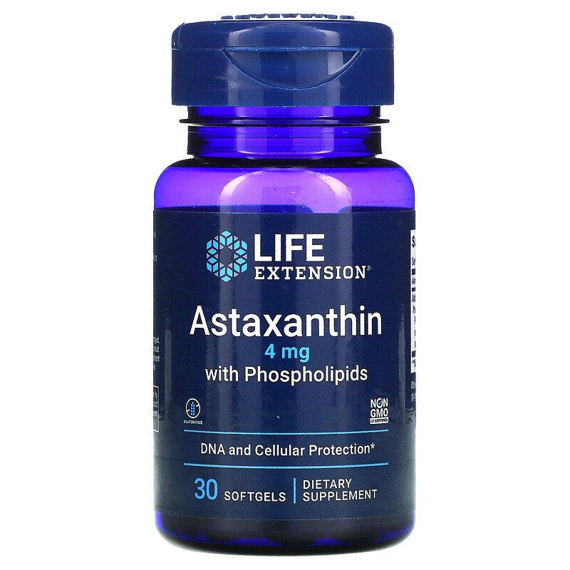 Astaxanthin with Phospholipids 4 mg 30 Sgels by Life Extension best price