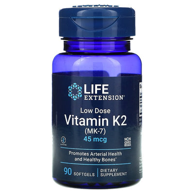 Low-Dose Vitamin K2 (MK-7) 45 mcg 90 sgels by Life Extension best price
