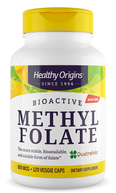 Methyl Folate 800 mcg 120 Veggie Caps by Healthy Origins best price