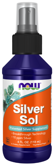 Silver Sol 4 fl oz (118 mL), by NOW Foods