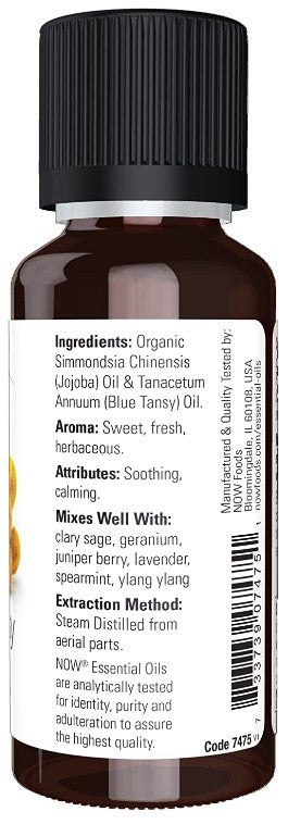 Blue Tansy Essential Oil, 1 fl oz (30 ml), by NOW
