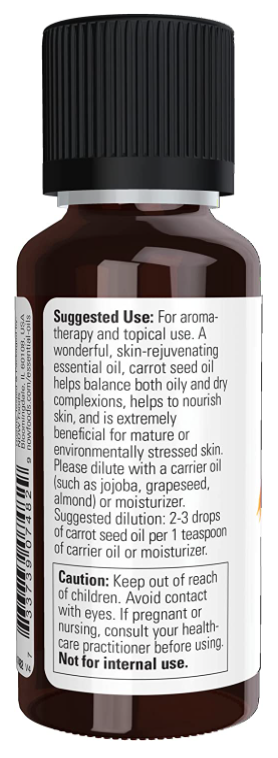 Carrot Seed Oil, 1 fl. oz. (30 ml) by NOW