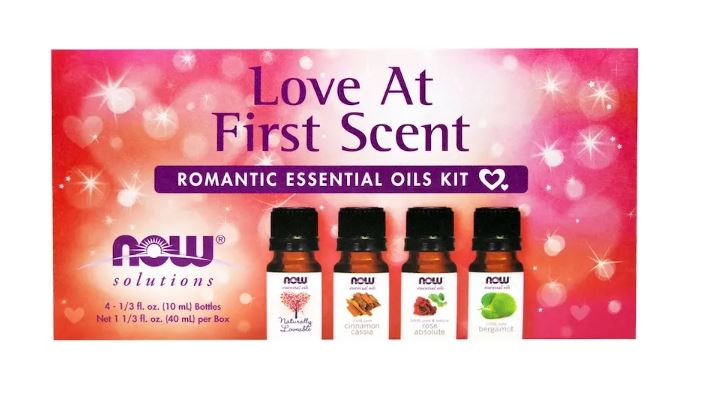 Love At First Scent Romantic Essential Oils Kit - 4 Bottles by NOW