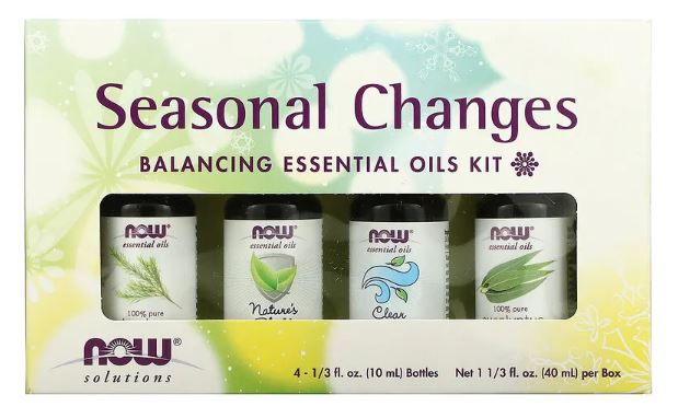 Seasonal Changes Balancing Essential Oils Kit- 4 Bottles by NOW