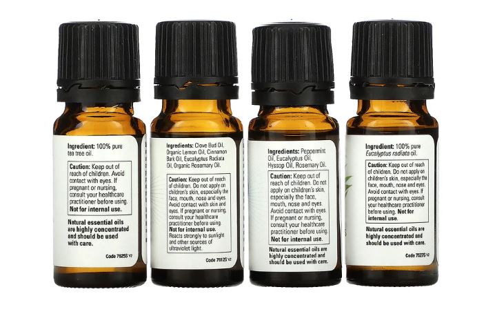 Seasonal Changes Balancing Essential Oils Kit- 4 Bottles by NOW