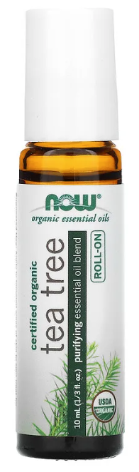Certified Organic Tea Tree Roll-On, 1/3 fl oz (10 ml) by NOW