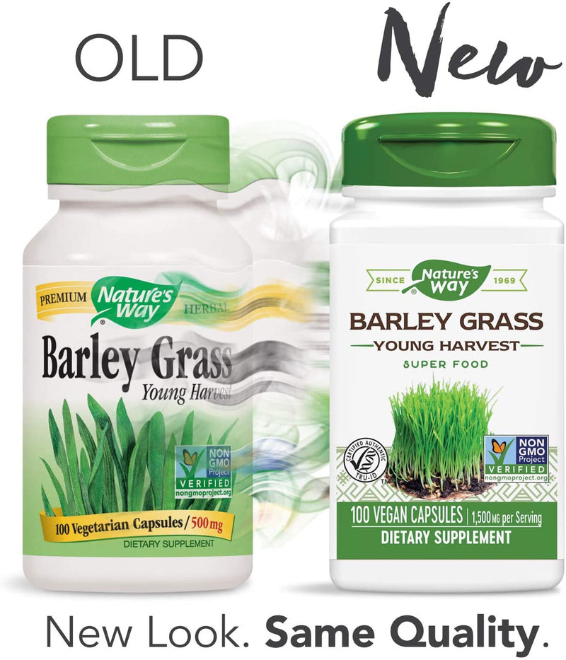 Barley Grass Young Harvest 500 mg 100 Vegetarian Capsules