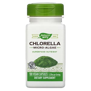 Chlorella Micro-Algae 410 mg 100 Vegetarian Capsules by Nature&