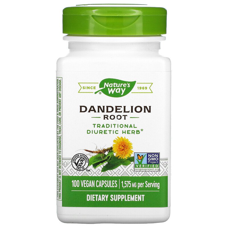 Dandelion Root 525 mg 100 Vcaps by Nature&