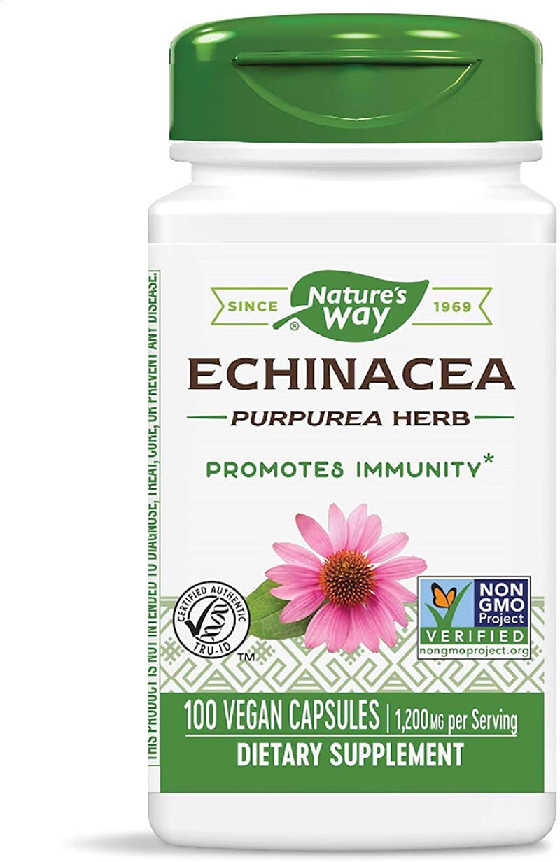 Echinacea Purpurea Herb 400 mg 100 Vegetarian Capsules