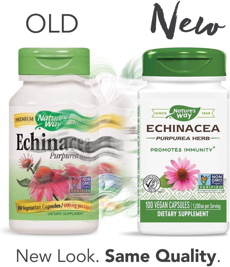 Echinacea Purpurea Herb 400 mg 100 Vegetarian Capsules