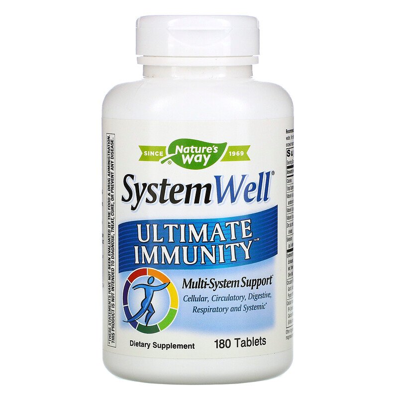 SystemWell Ultimate Immunity 180 Tablets by Nature&
