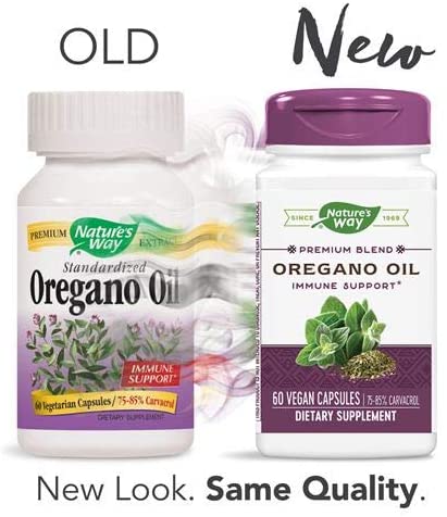 Oregano Oil Standardized 60 Vegetarian Capsules