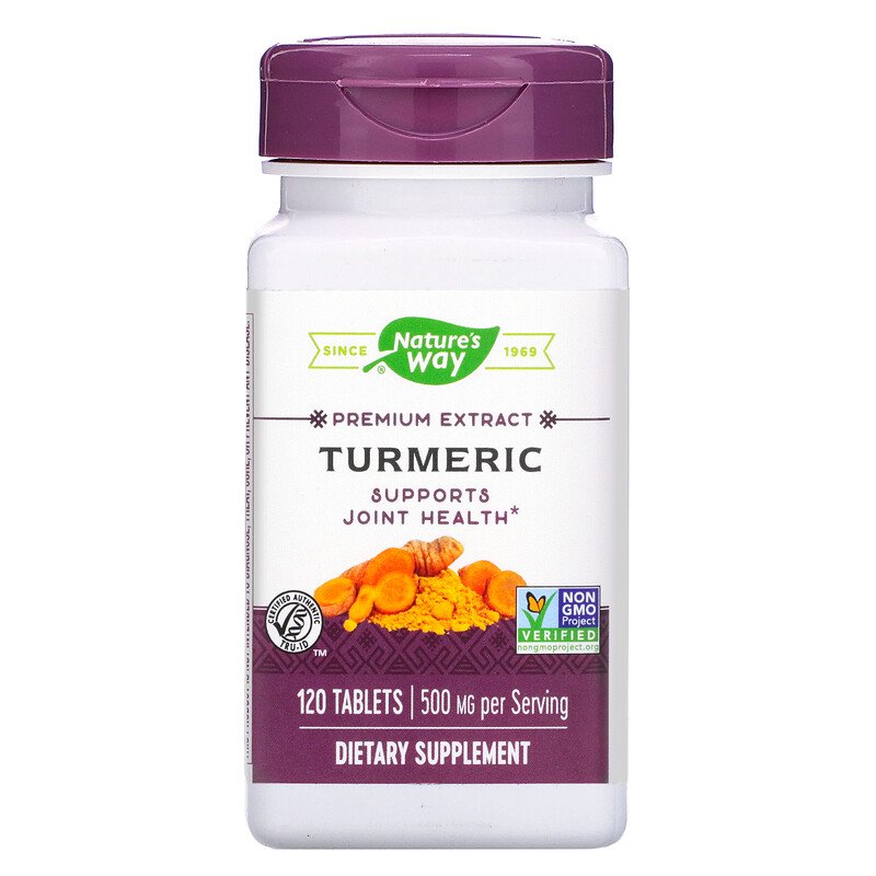 Turmeric Standardized 120 Tablets by Nature&